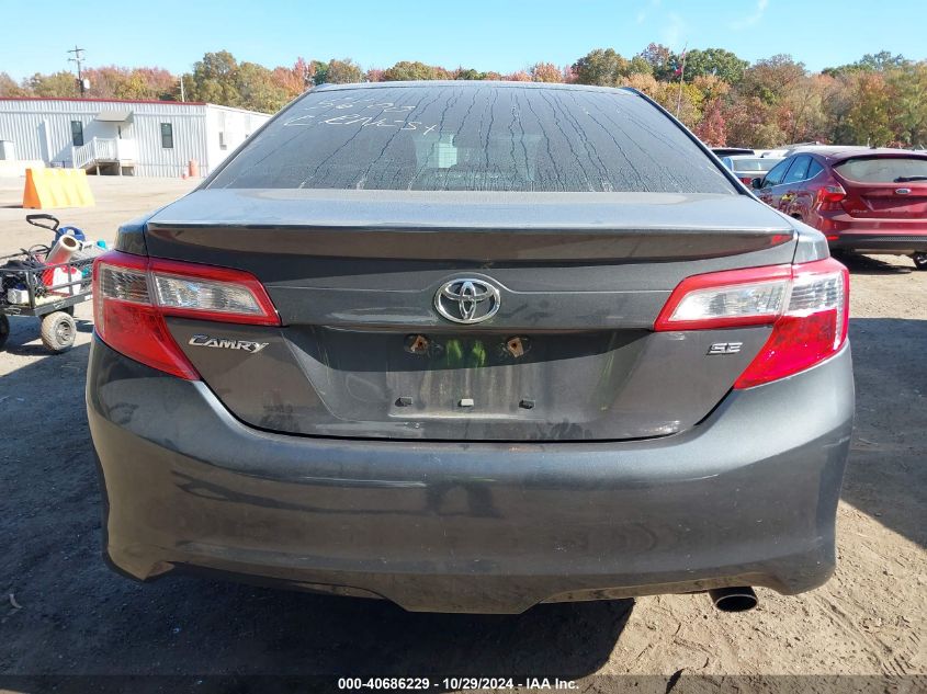 2012 Toyota Camry Se VIN: 4T1BF1FK4CU117093 Lot: 40686229