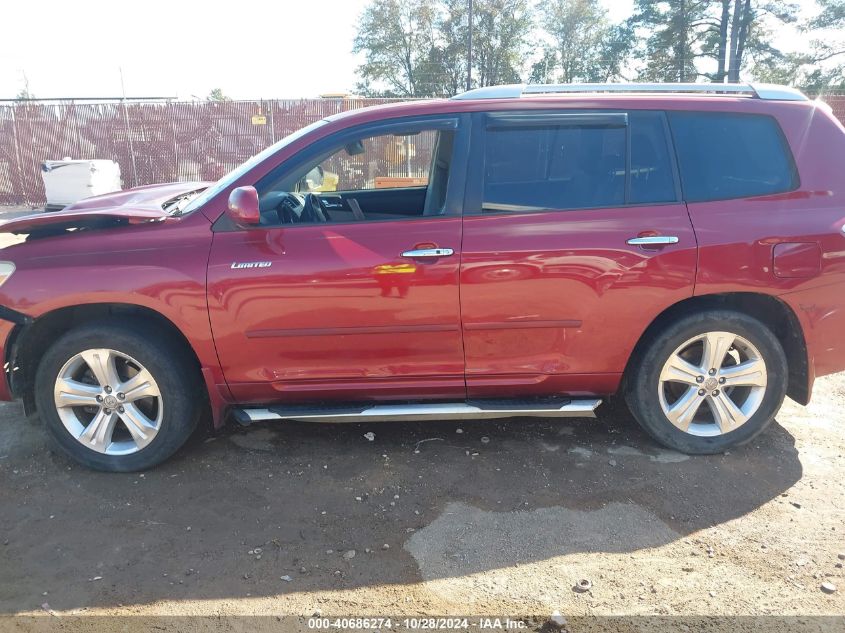 2008 Toyota Highlander Limited VIN: JTEDS42A382025026 Lot: 40686274