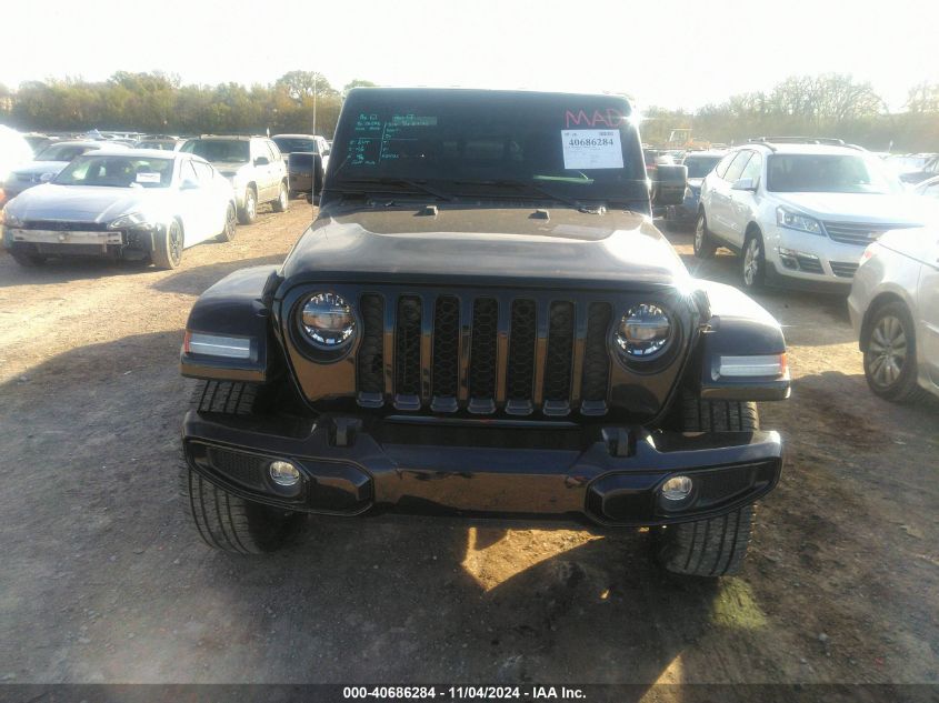 2022 Jeep Gladiator High Altitude 4X4 VIN: 1C6HJTFGXNL113750 Lot: 40686284