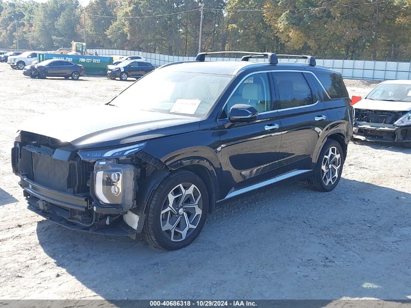 VIN KM8R7DHE7MU226685 2021 Hyundai Palisade, Callig... no.2