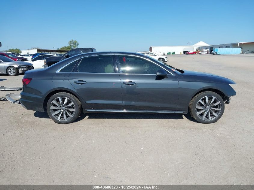 2020 Audi A4 Premium 40 Tfsi Front-Wheel Drive S Tronic VIN: WAUGMAF40LN004699 Lot: 40686323