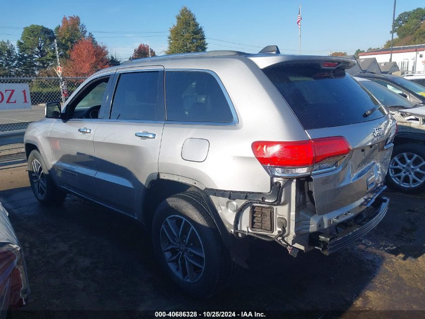 2017 Jeep Grand Cherokee Limited 4X2 VIN: 1C4RJEBG7HC826348 Lot: 40686328