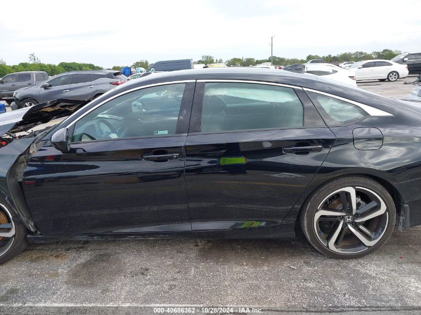 2022 Honda Accord Sport VIN: 1HGCV1F38NA109640 Lot: 40686362