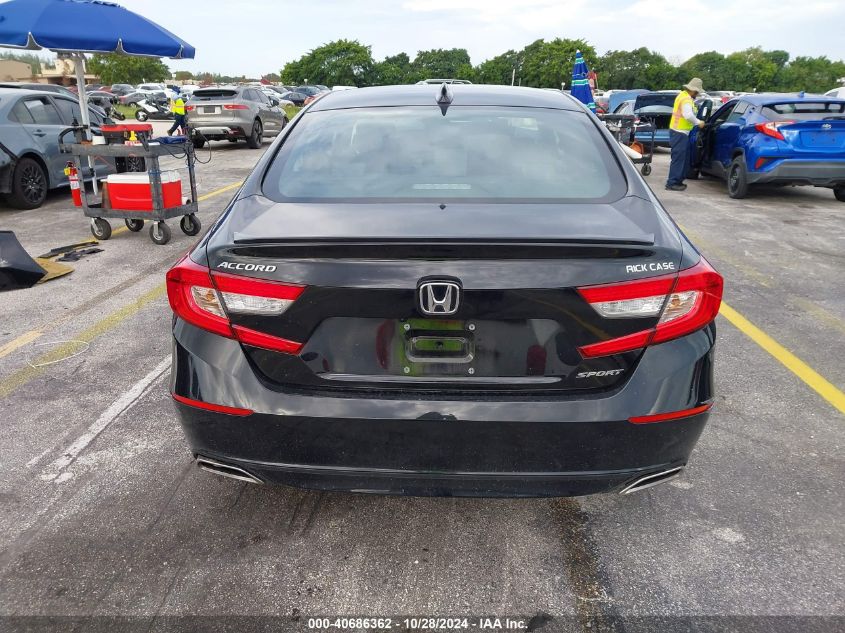 2022 Honda Accord Sport VIN: 1HGCV1F38NA109640 Lot: 40686362