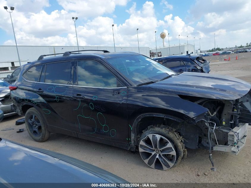 2021 Toyota Highlander Xle VIN: 5TDGZRAH3MS050715 Lot: 40686383