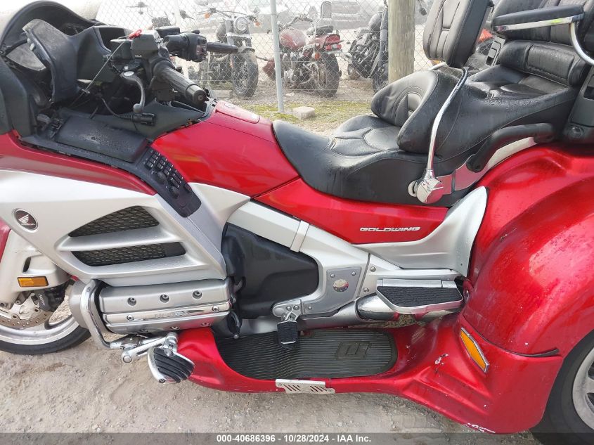 2012 Honda Gl1800 VIN: JH2SC68H1CK000943 Lot: 40686396