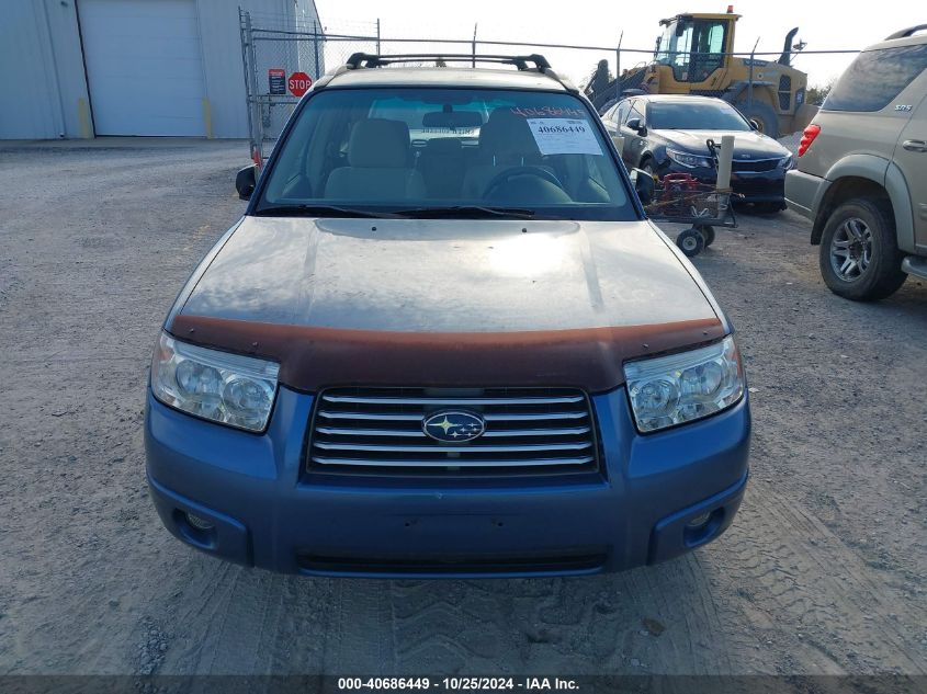 2007 Subaru Forester 2.5X VIN: JF1SG63637H727416 Lot: 40686449