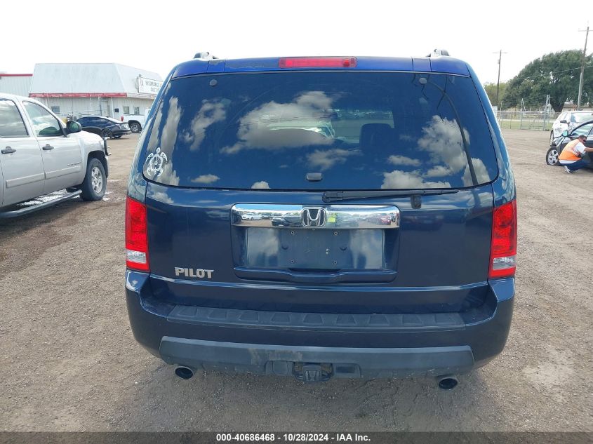 2010 Honda Pilot Ex-L VIN: 5FNYF3H53AB009779 Lot: 40686468