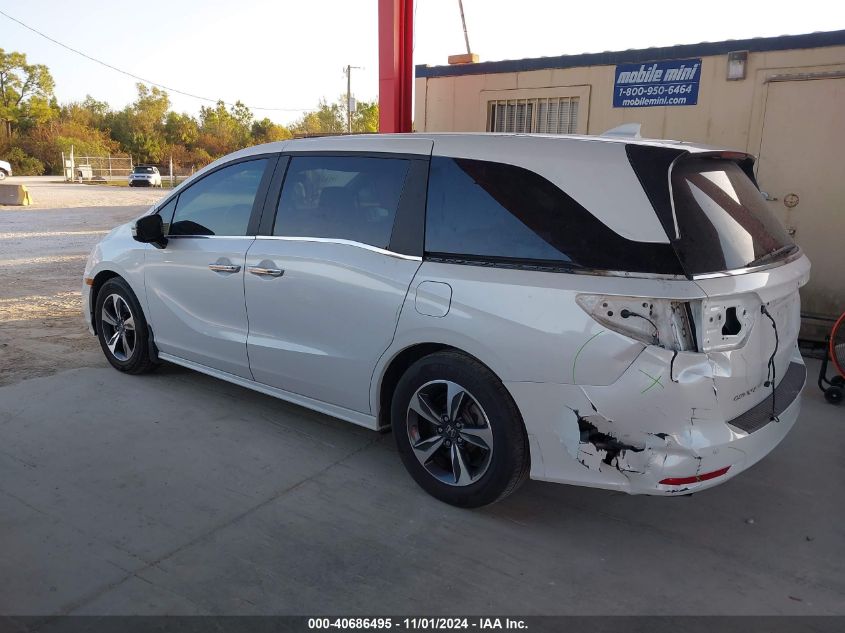 2020 Honda Odyssey Touring VIN: 5FNRL6H88LB017114 Lot: 40686495