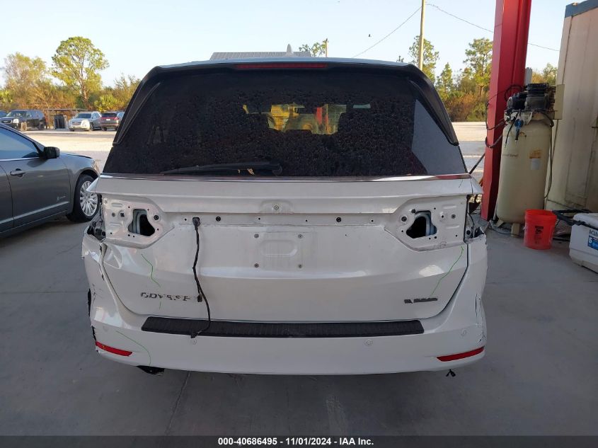 2020 Honda Odyssey Touring VIN: 5FNRL6H88LB017114 Lot: 40686495