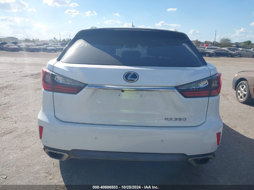 2018 Lexus Rx 350 VIN: 2T2ZZMCA4JC112893 Lot: 40686503