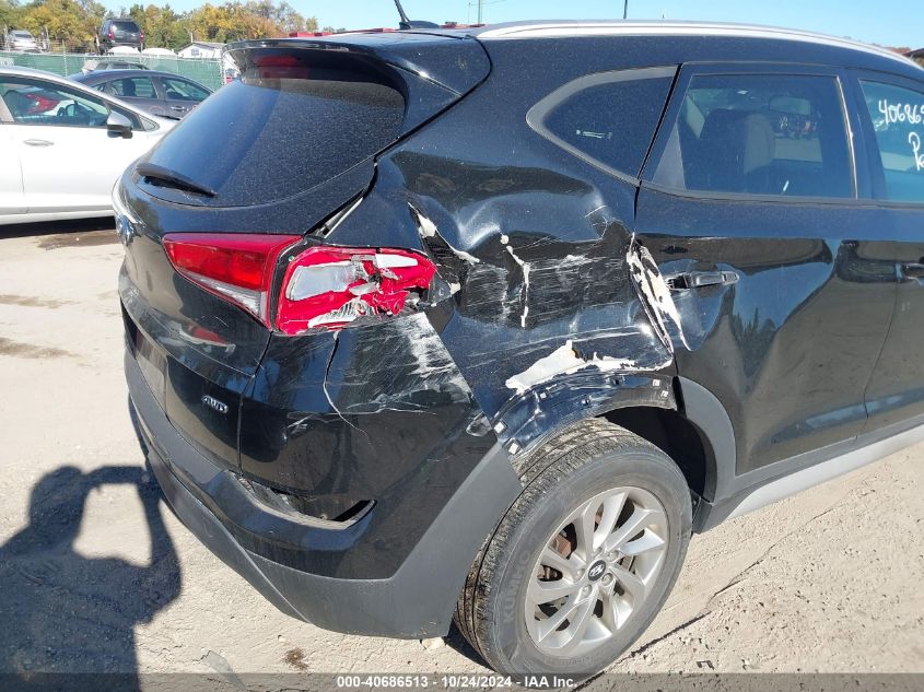 2017 Hyundai Tucson Se VIN: KM8J3CA41HU566134 Lot: 40686513