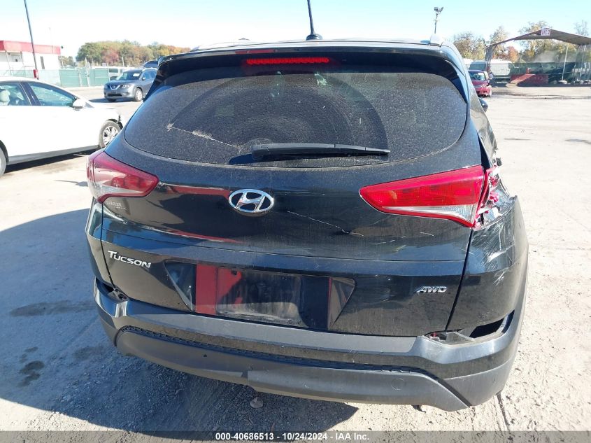 2017 Hyundai Tucson Se VIN: KM8J3CA41HU566134 Lot: 40686513