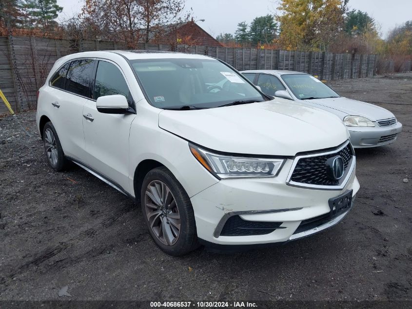 2017 Acura Mdx Technology Package VIN: 5FRYD4H51HB024978 Lot: 40686537