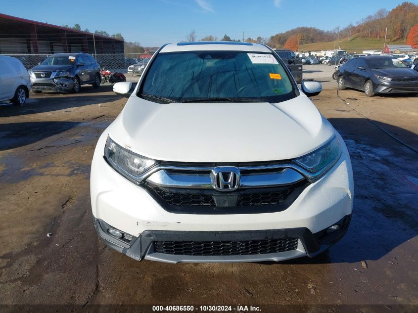 2019 Honda Cr-V Ex-L VIN: 2HKRW2H83KH607768 Lot: 40686550