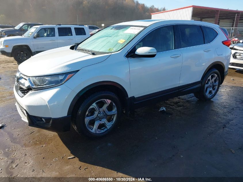 2019 Honda Cr-V Ex-L VIN: 2HKRW2H83KH607768 Lot: 40686550