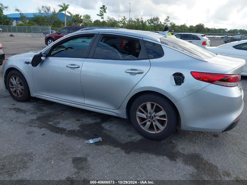 2018 Kia Optima Lx VIN: 5XXGT4L35JG227803 Lot: 40686573