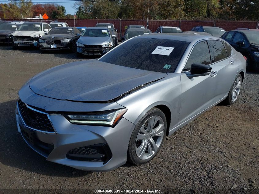 2021 Acura Tlx Technology Package VIN: 19UUB6F4XMA007547 Lot: 40686591