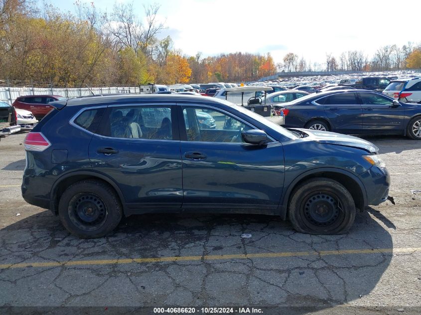 2016 Nissan Rogue S VIN: JN8AT2MV9GW151850 Lot: 40686620