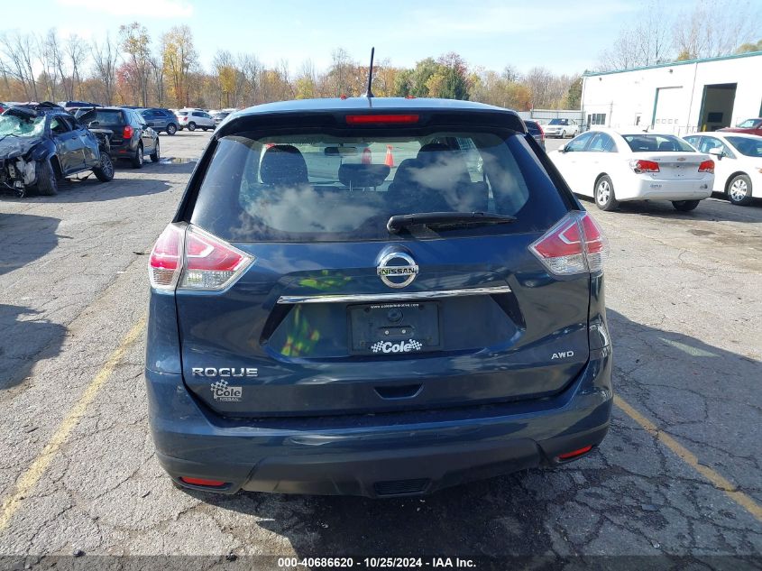 2016 Nissan Rogue S VIN: JN8AT2MV9GW151850 Lot: 40686620