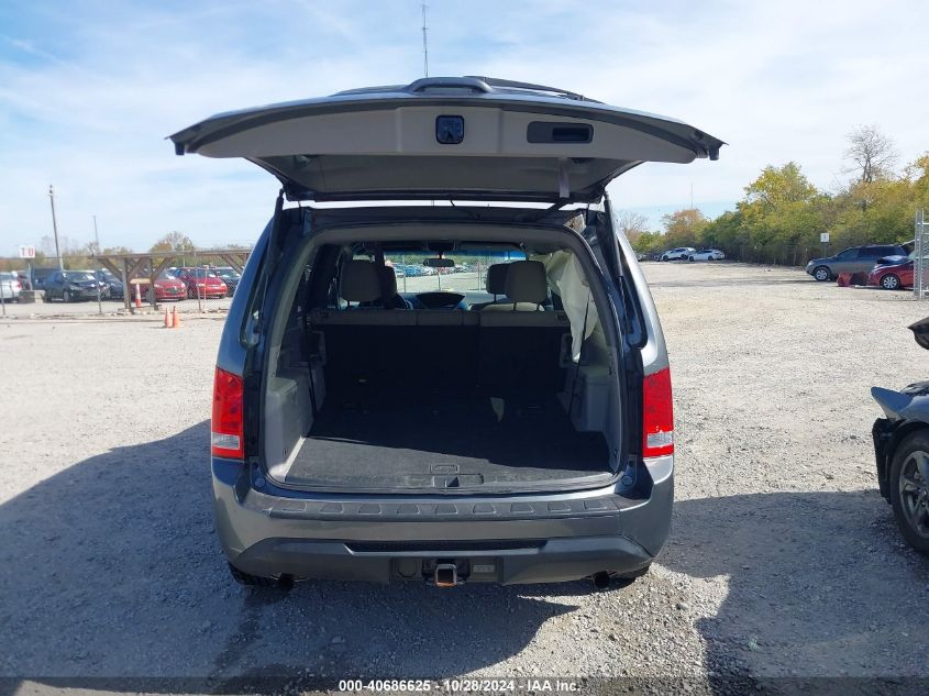 2012 Honda Pilot Lx VIN: 5FNYF4H22CB022473 Lot: 40686625