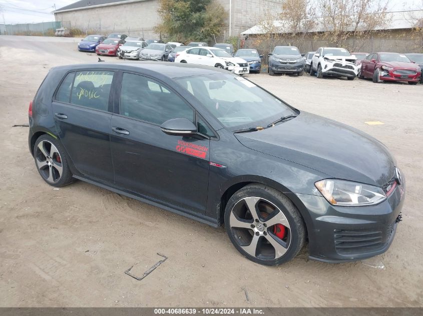 VIN 3VW5T7AU7HM059026 2017 Volkswagen Golf Gti, Aut... no.1