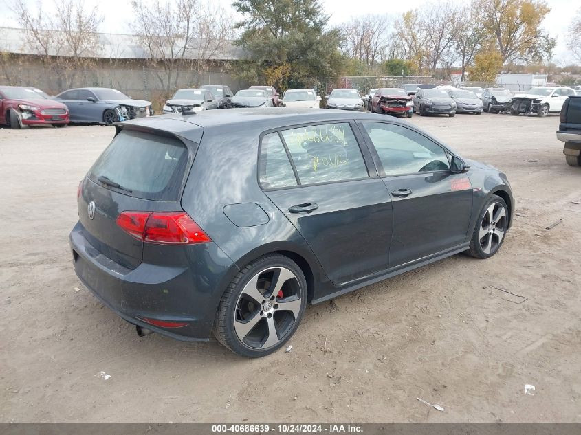 2017 VOLKSWAGEN GOLF GTI AUTOBAHN 4-DOOR/S 4-DOOR/SE 4-DOOR/SPORT 4-DOOR - 3VW5T7AU7HM059026