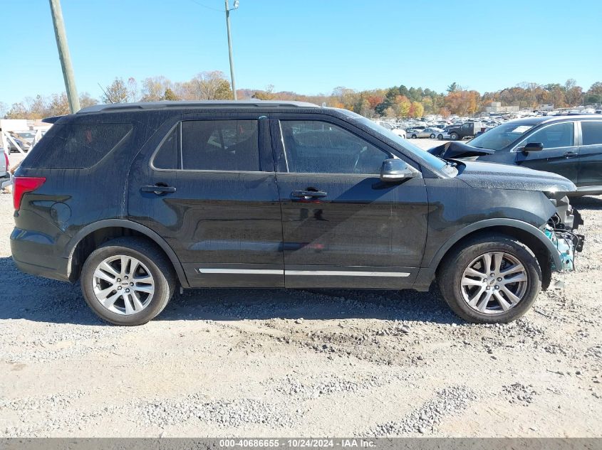 2018 Ford Explorer Xlt VIN: 1FM5K8D89JGA57073 Lot: 40686655