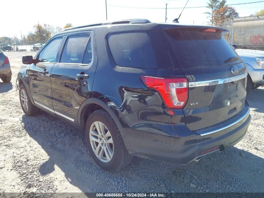 VIN 1FM5K8D89JGA57073 2018 Ford Explorer, Xlt no.3