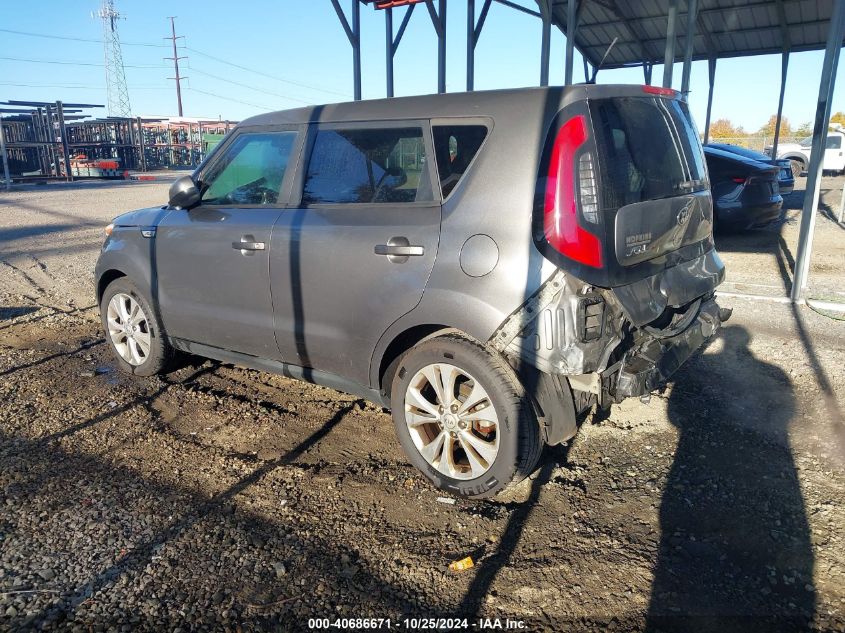 2016 Kia Soul + VIN: KNDJP3A53G7336271 Lot: 40686671