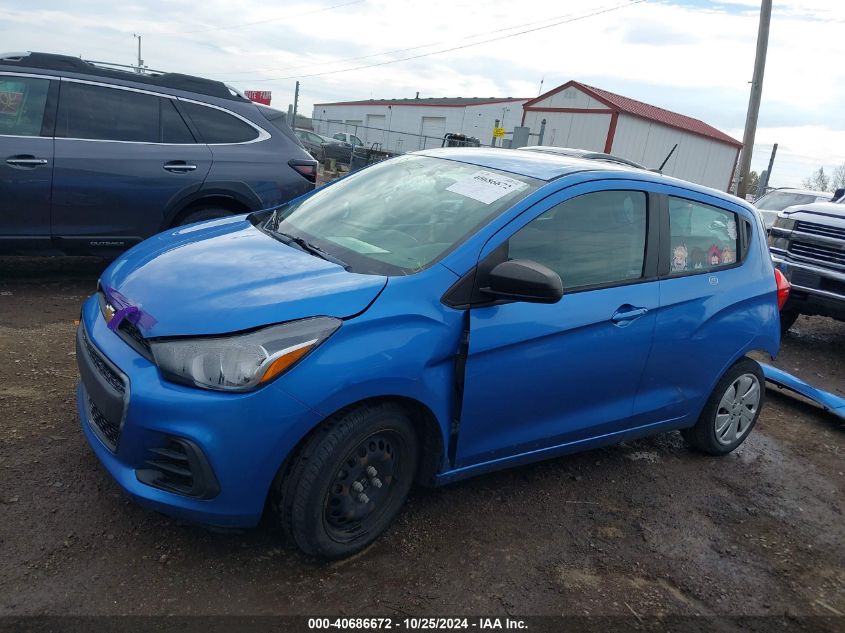 2017 Chevrolet Spark Ls Cvt VIN: KL8CB6SA9HC822542 Lot: 40686672