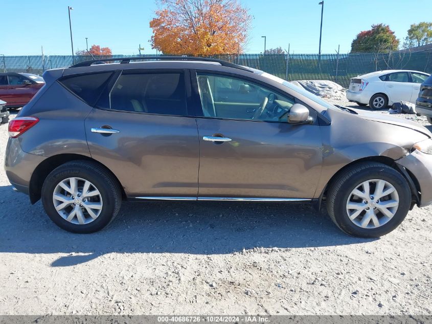 2011 Nissan Murano Sl VIN: JN8AZ1MW6BW173265 Lot: 40686726