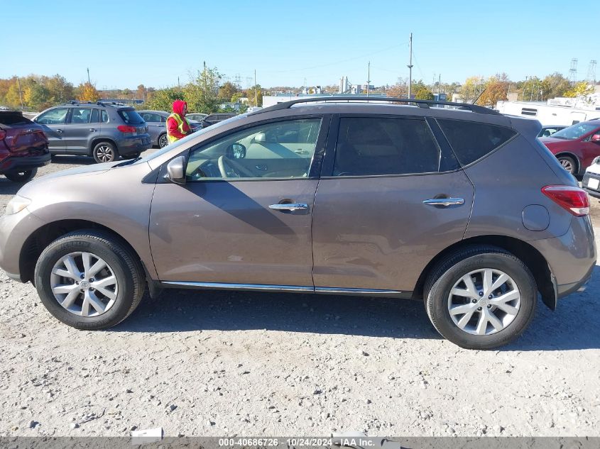 2011 Nissan Murano Sl VIN: JN8AZ1MW6BW173265 Lot: 40686726