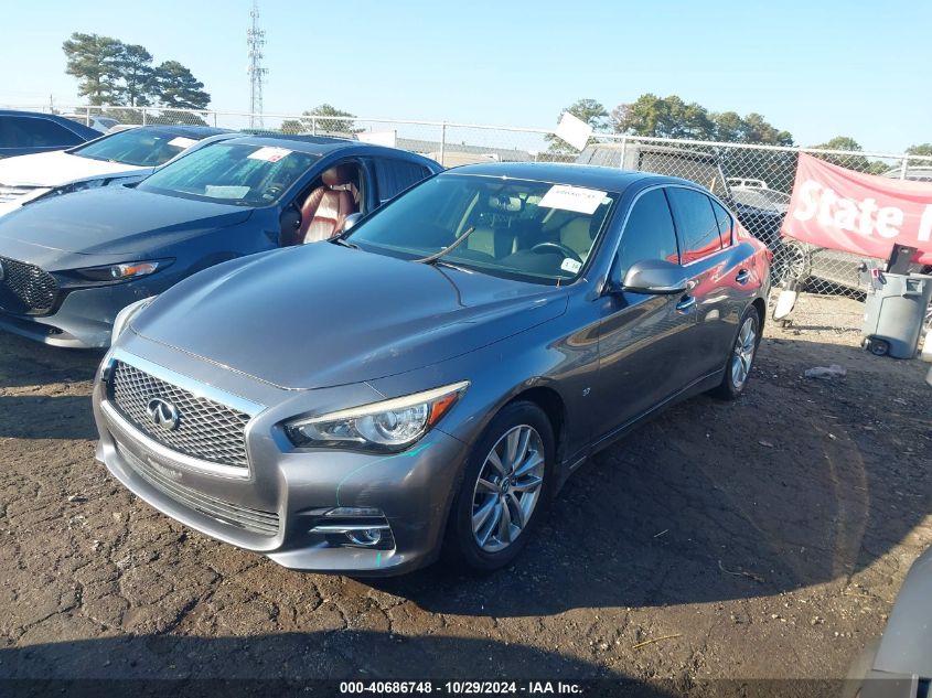 2014 Infiniti Q50 Premium VIN: JN1BV7AR6EM685365 Lot: 40686748