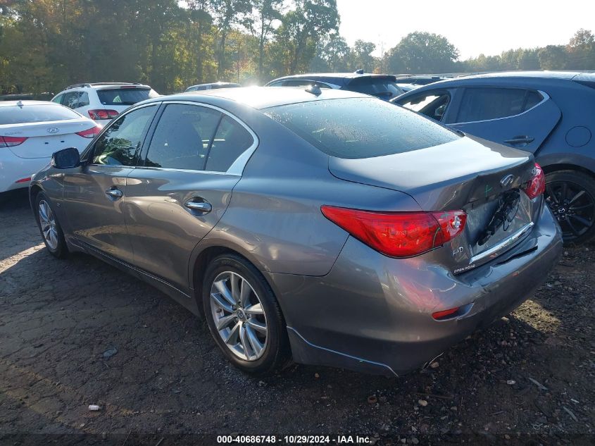 2014 Infiniti Q50 Premium VIN: JN1BV7AR6EM685365 Lot: 40686748