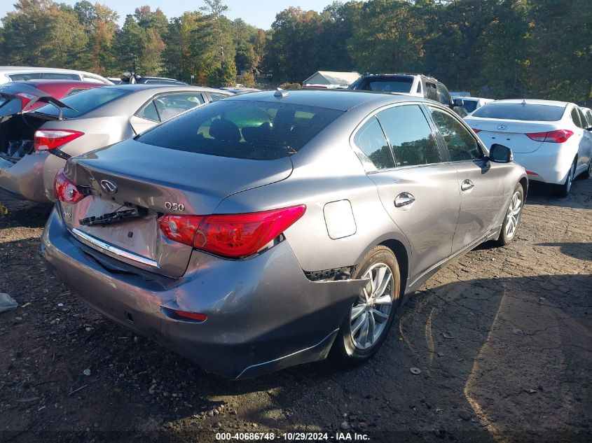 2014 Infiniti Q50 Premium VIN: JN1BV7AR6EM685365 Lot: 40686748