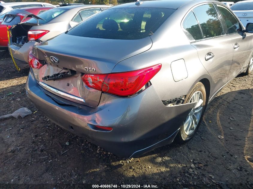 2014 Infiniti Q50 Premium VIN: JN1BV7AR6EM685365 Lot: 40686748