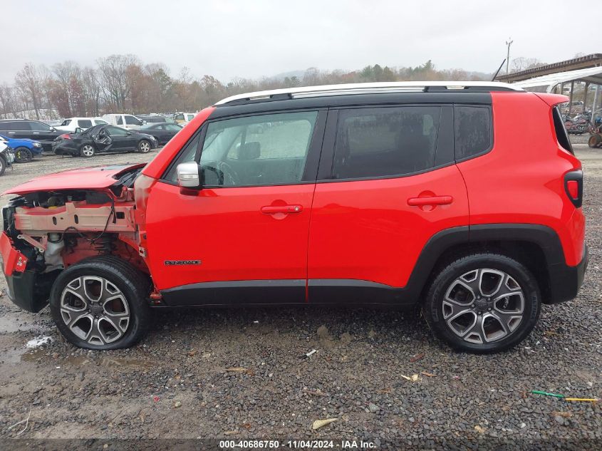 2017 Jeep Renegade Limited 4X4 VIN: ZACCJBDB7HPE48839 Lot: 40686750