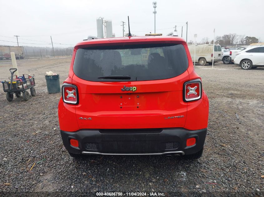 2017 Jeep Renegade Limited 4X4 VIN: ZACCJBDB7HPE48839 Lot: 40686750