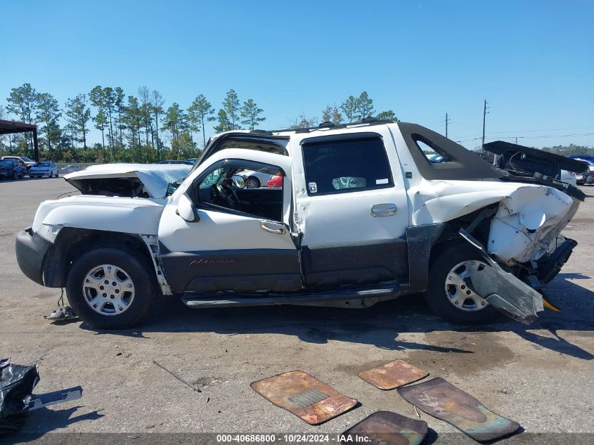 2002 Chevrolet Avalanche 1500 VIN: 3GNEK13T62G175600 Lot: 40686800