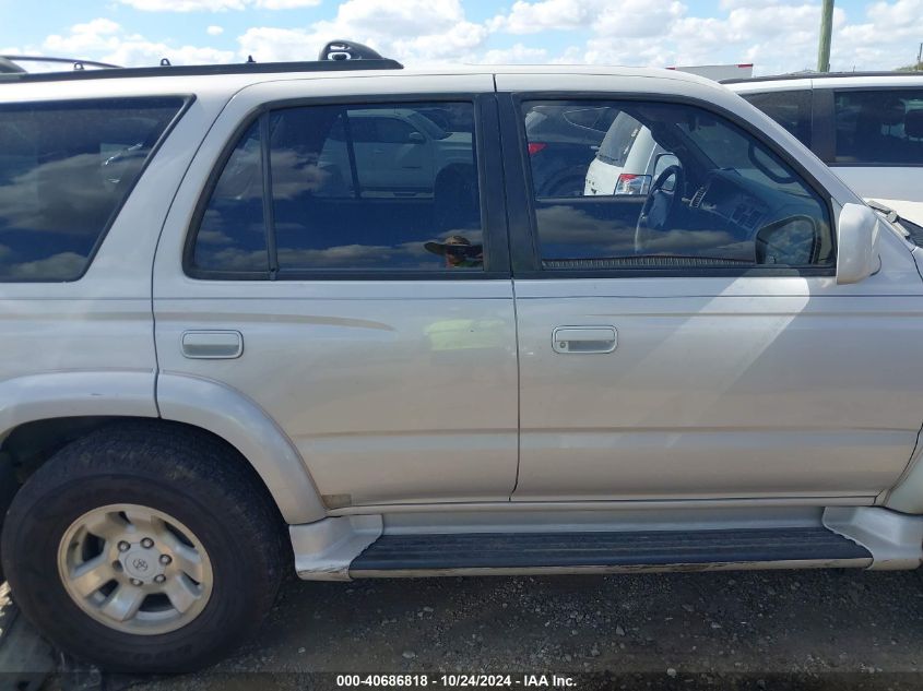 2000 Toyota 4Runner Sr5 V6 VIN: JT3GN86R2Y0167514 Lot: 40686818