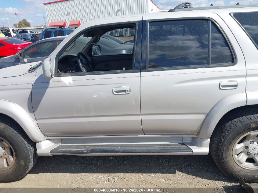 2000 Toyota 4Runner Sr5 V6 VIN: JT3GN86R2Y0167514 Lot: 40686818