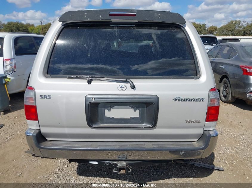 2000 Toyota 4Runner Sr5 V6 VIN: JT3GN86R2Y0167514 Lot: 40686818