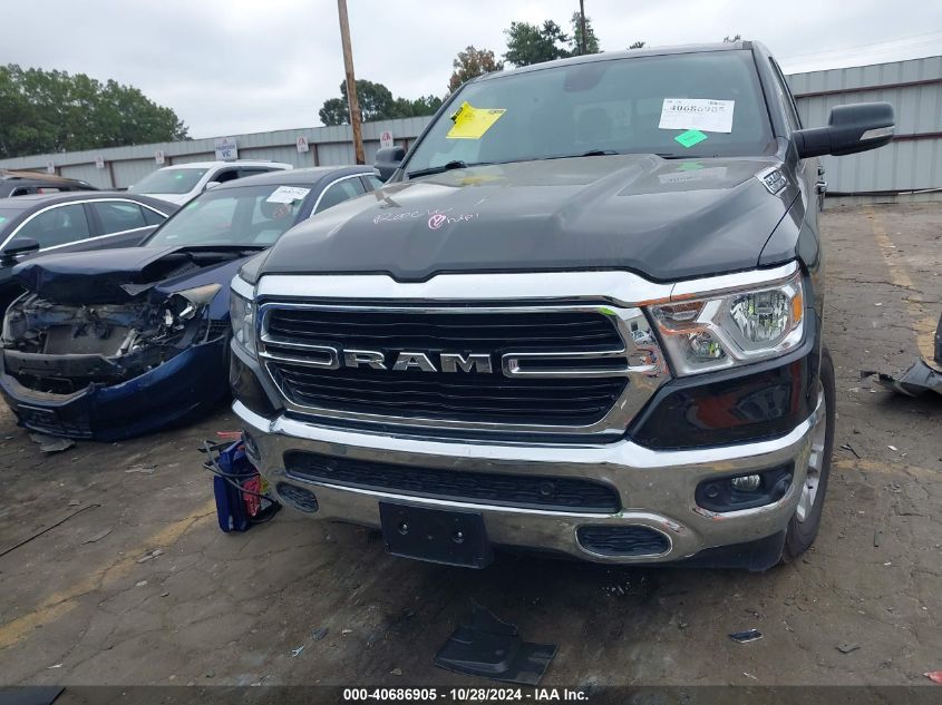 2019 Ram 1500 Big Horn/Lone Star 4X4 6'4 Box VIN: 1C6SRFMT9KN901158 Lot: 40686905