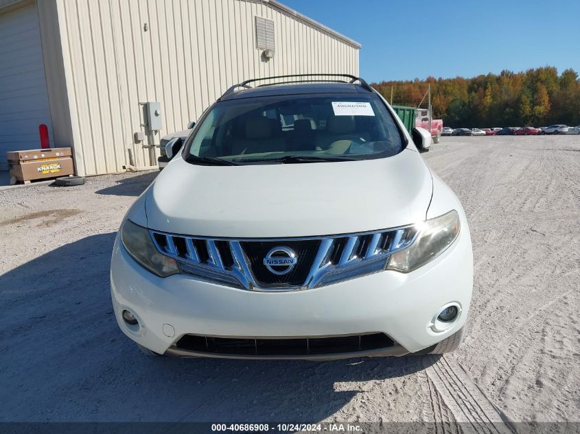 2009 Nissan Murano Sl VIN: JN8AZ18U19W020036 Lot: 40686908