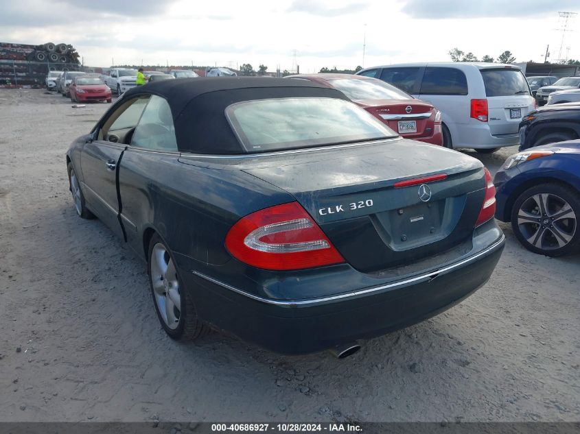 2005 Mercedes-Benz Clk 320 VIN: WDBTK65J15F150732 Lot: 40686927