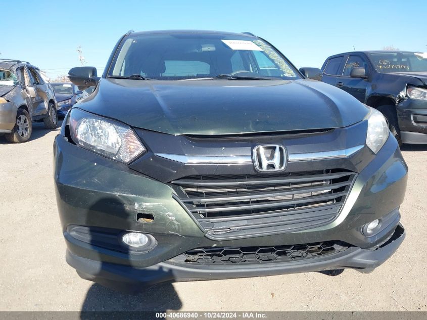 2016 Honda Hr-V Ex-L VIN: 3CZRU6H73GM729272 Lot: 40686940