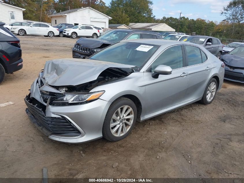 VIN 4T1C11AK4MU535391 2021 Toyota Camry, LE no.2