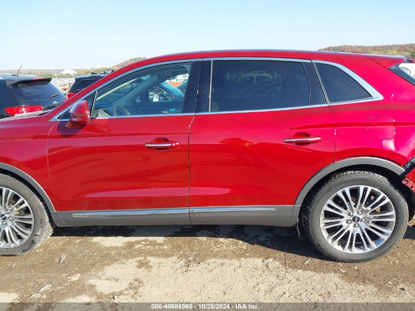 2016 Lincoln Mkx Reserve VIN: 2LMTJ8LR2GBL50922 Lot: 40686965