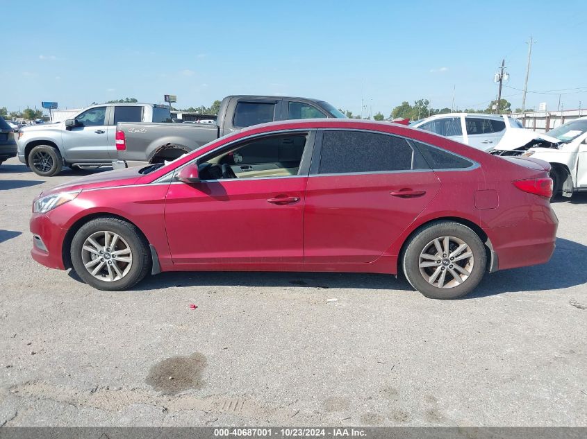 2015 Hyundai Sonata Se VIN: 5NPE24AF1FH174990 Lot: 40687001